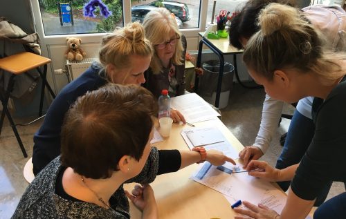 Waalse School Het Waalse team leert