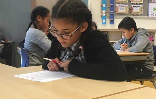 Waalse School Groep 6 leert zinsontleden