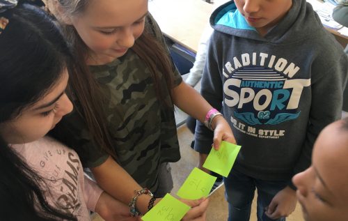 Waalse School Groep 7 zoekt gelijkmatige breuken