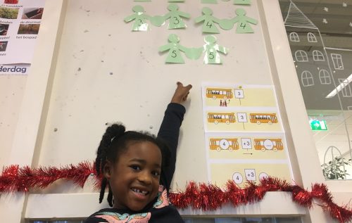 Waalse School Groep 3a leert splitsen