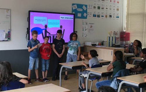 Waalse School Groep 7b leert interviewen