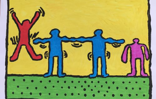 Waalse School Plusklas meets Keith Haring