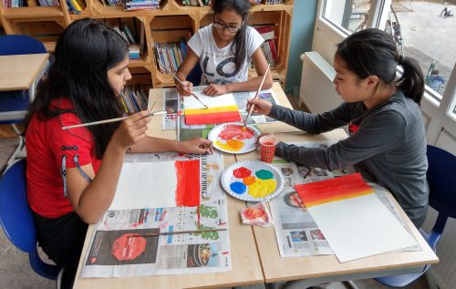 Waalse School Handvaardigheid in groep 8a