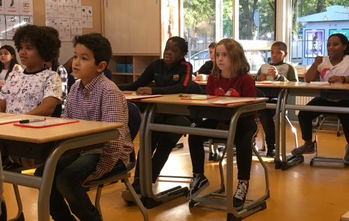 Waalse School Groep 7b leert zinnen ontleden