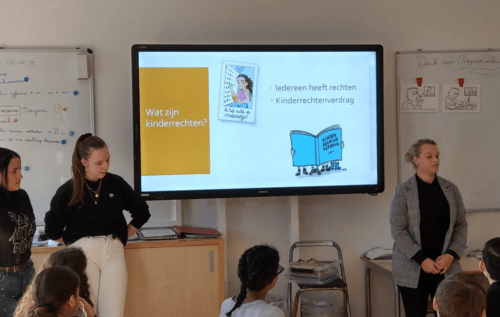 Waalse School Les over Kinderrechten