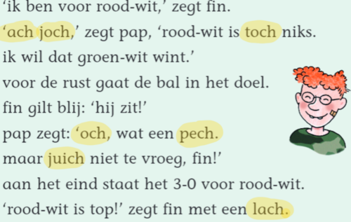 Waalse School Groep 3c leert de letter -ch