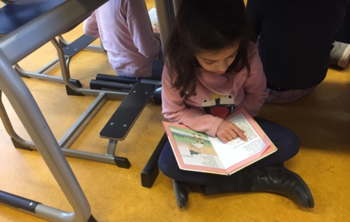 Waalse School Groep 3a leert tijdens de ‘ik kan lezen’ week