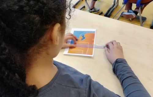 Waalse School Groep 7a leert rekenen met schaal