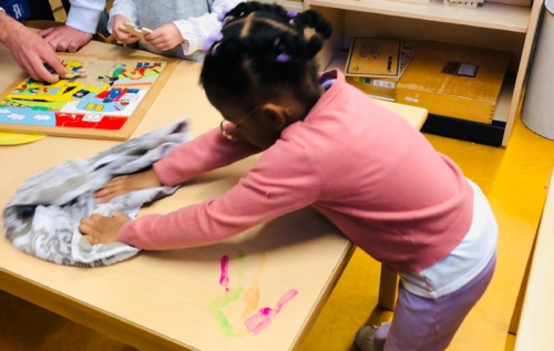 Waalse School Rommelpieten op school