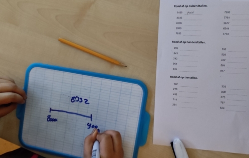 Waalse School Groep 6b leert getallen afronden