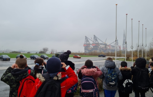 Waalse School Groepen 6 naar de haven!