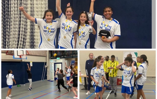 Waalse School Waalse meisjesteam: kampioen basketbal!