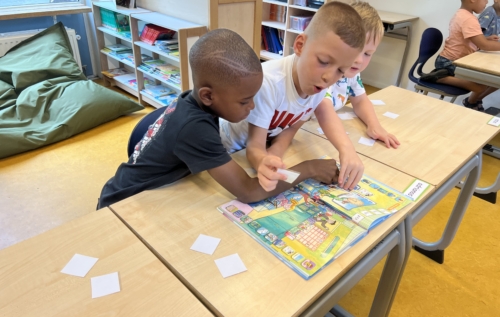 Waalse School Groep 3c leert nieuwe woorden