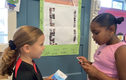 Waalse School Groep 5c leert de keersommen automatiseren