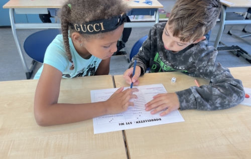 Waalse School Groep 4c leert dobbellezen