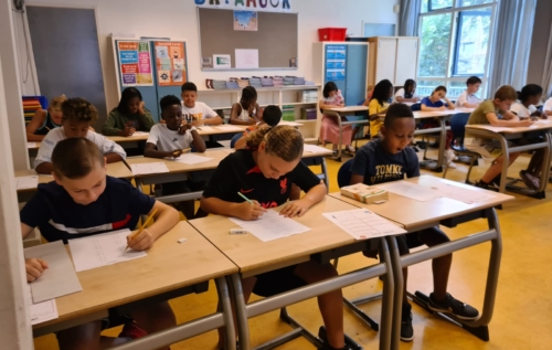 Waalse School Groep 7a leert de omtrek en oppervlakte berekenen van een rechthoek