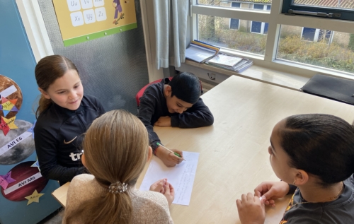 Waalse School Groep 5c leert een politieke partij oprichten