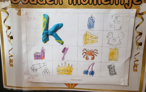 Waalse School Groep 2a maakt kennis met de letter k