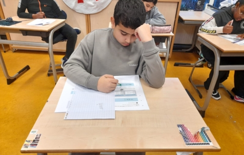 Waalse School Hoe groep 8b de toetsen maakt