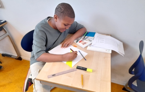 Waalse School Groep 8b leert tekenen met perspectief