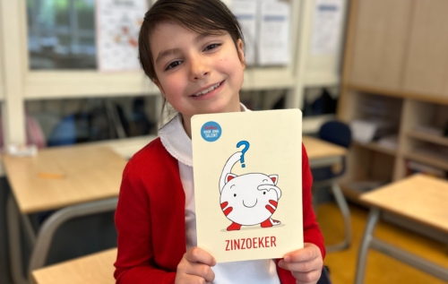 Waalse School Delia over haar talent als zinzoeker!